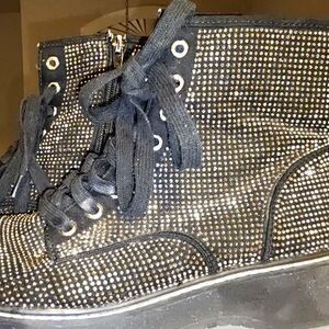 Black Studded Women's Boots